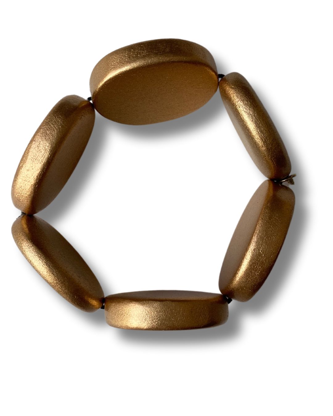 Bracciale legno Kemptown metallic-oro-Bijondo