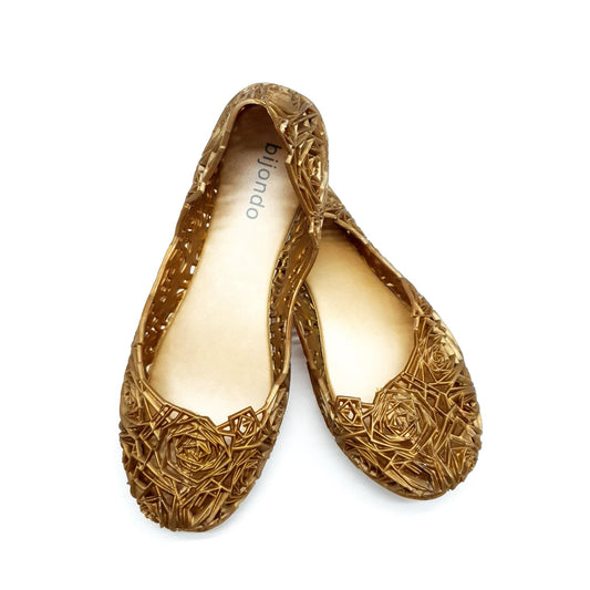 Scarpe Elettra Ballerine - oro matt - Bijondo