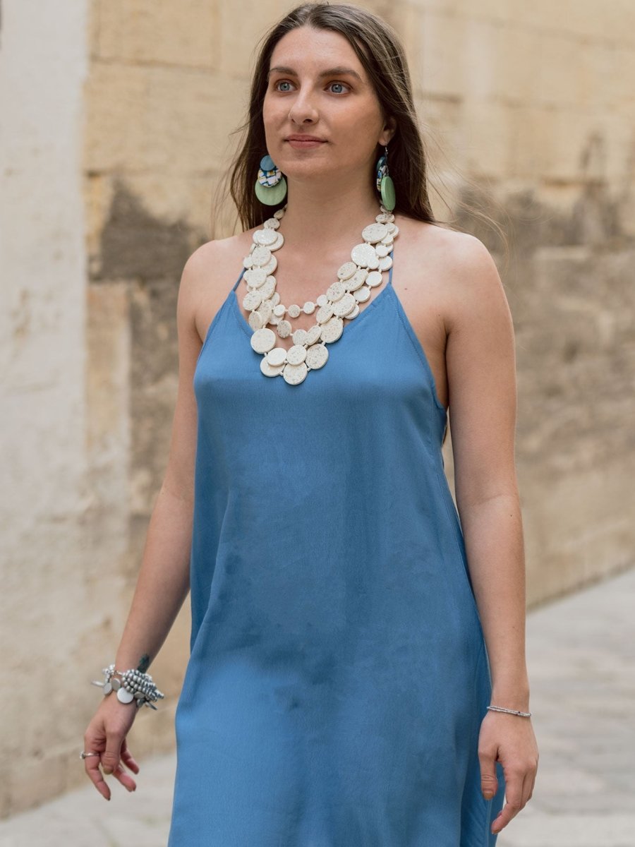 Vestito celeste corto hotsell