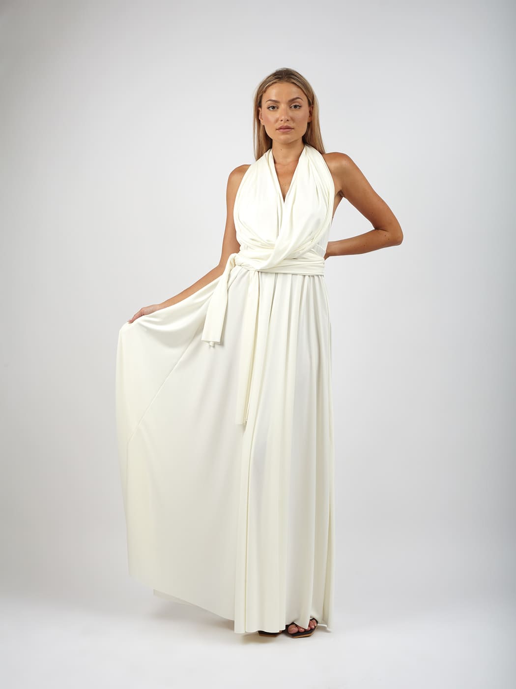 Vestito trasformabile Ayunita infinity - bianco - Bijondo