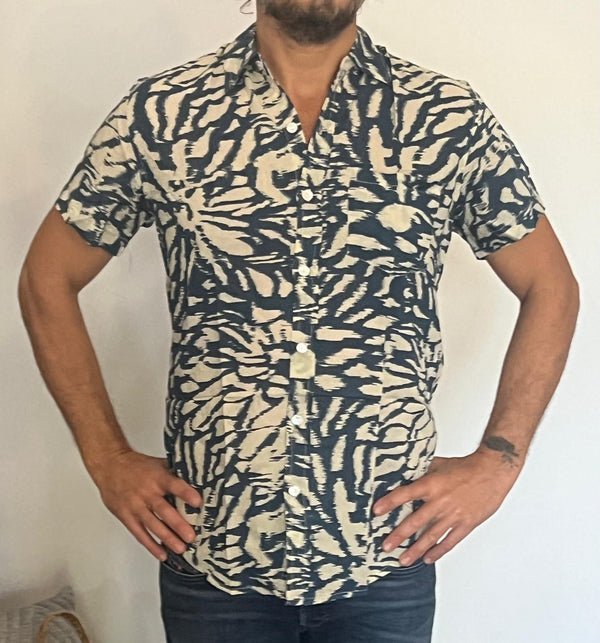 Camicia a maniche corte viscosa Jacopo